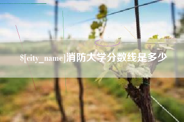 黄骅消防大学分数线是多少