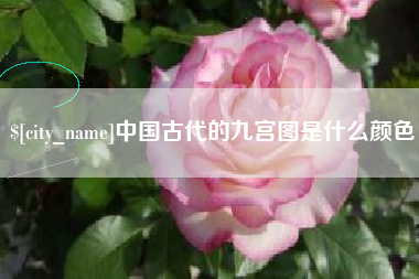 黄骅中国古代的九宫图是什么颜色