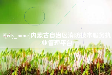 黄骅内蒙古自治区消防技术服务执业管理平台