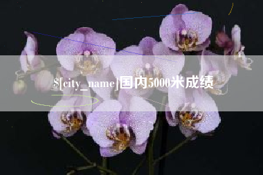 黄骅国内5000米成绩