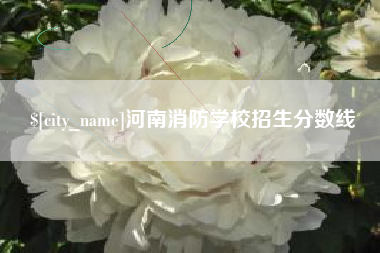 黄骅河南消防学校招生分数线