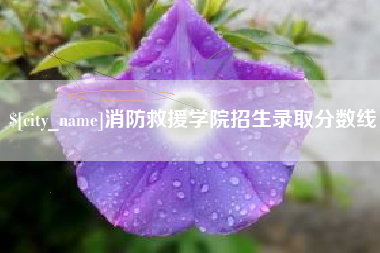 黄骅消防救援学院招生录取分数线