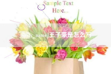 黄骅王子豪是怎么写