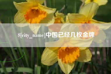 黄骅中国已经几枚金牌