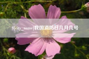 黄骅我国消防日几月几号