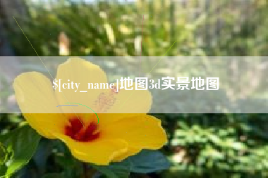 黄骅地图3d实景地图