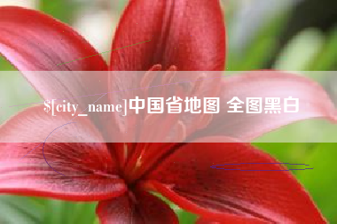 黄骅中国省地图 全图黑白