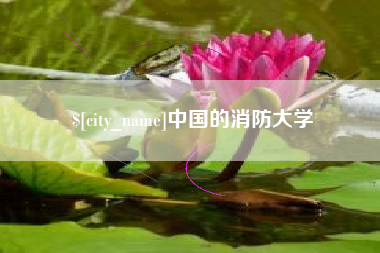 黄骅中国的消防大学