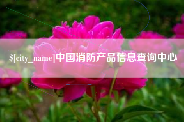 黄骅中国消防产品信息查询中心