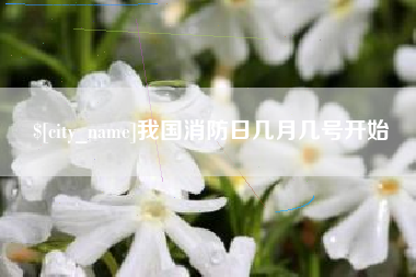 黄骅我国消防日几月几号开始