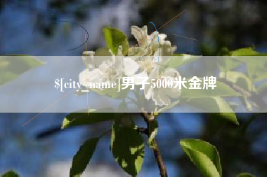 黄骅男子5000米金牌