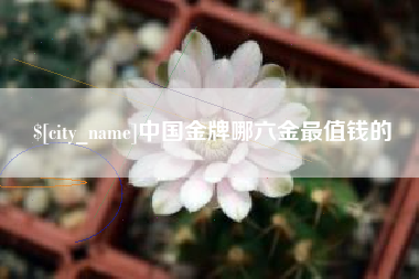 黄骅中国金牌哪六金最值钱的
