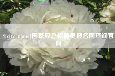 黄骅国家应急救援员报名网查询官网