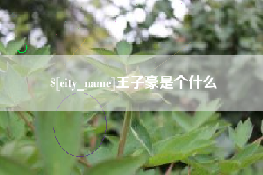 黄骅王子豪是个什么